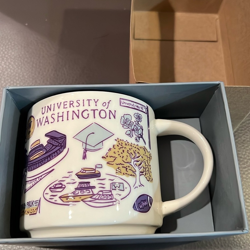 Starbucks Been There Series University of Washington Mug Campus Collection